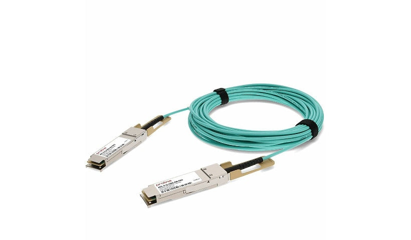 Proline Arista Networks AOC-Q-Q-100G-6M Compatible 6m (19.7ft) 100GBase-AOC QSFP28 to QSFP28 Active Optical Cable, 850nm Multimode, TAA Compliant, AOC-Q-Q-100G-6M-PRO
