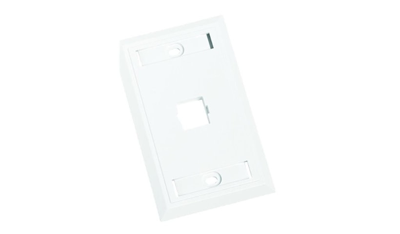 CommScope 108258427 M-Series M10L 1-Port Flush Faceplate White