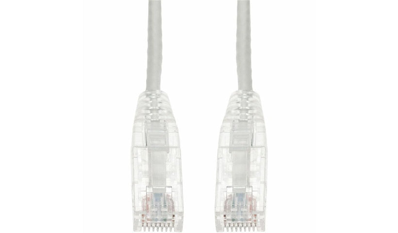 Proline PRO-65FSLCAT6-WE-TAA 65ft (19.8m) Cat6 Slim UTP Ethernet Patch Cable, Snagless, RJ45, PVC, TAA, White
