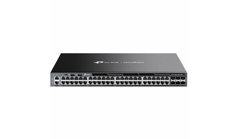 TP-Link Omada SG6654X 48-Port Gigabit Stackable L3 Switch, 6x 10G SFP+