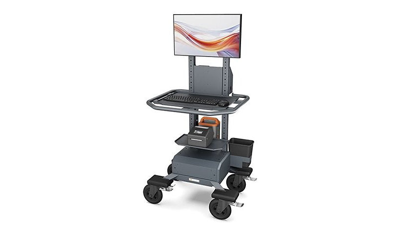 Bretford MobilePro Computer Workstation Cart, Storm Blue, MP10HG-SB