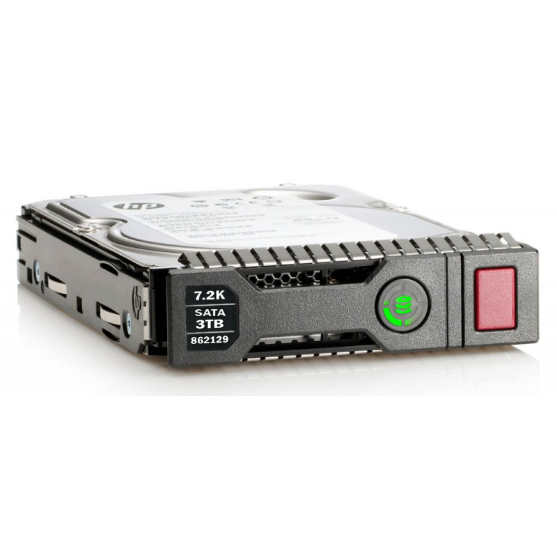 HPE 846522-003-SC 3TB 7.2K RPM 3.5in LFF 6G SATA Midline HDD for Gen8 Gen9 Gen10