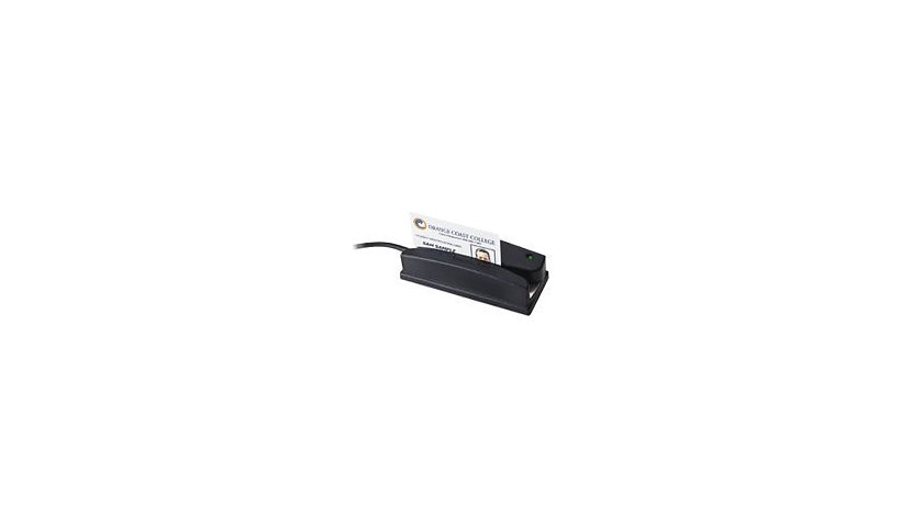 ID TECH Omni 3227 Heavy-Duty Magstripe + Infrared Barcode Slot Reader, RS-232