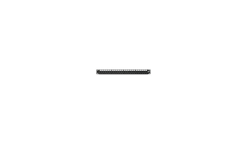 Leviton 6910G-U24 eXtreme 10G Cat6A Patch Panel 24-Port 1U 110 Termination