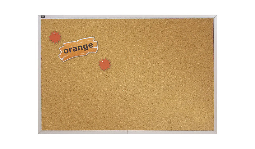 Quartet Natural Cork Bulletin Board, 72x48in, ECKA406