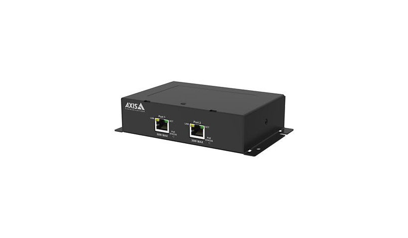 Axis TU8010 02726-001 PoE++ Network and Power Extender, 60W, Gigabit