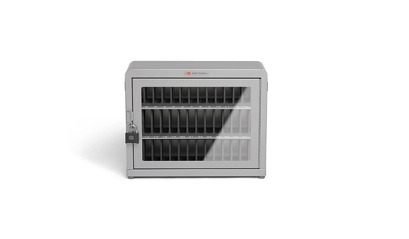 Bretford CUBE Phocus Cell Phone Station, 42 Smartphones, Charcoal, TVCPS42-CK