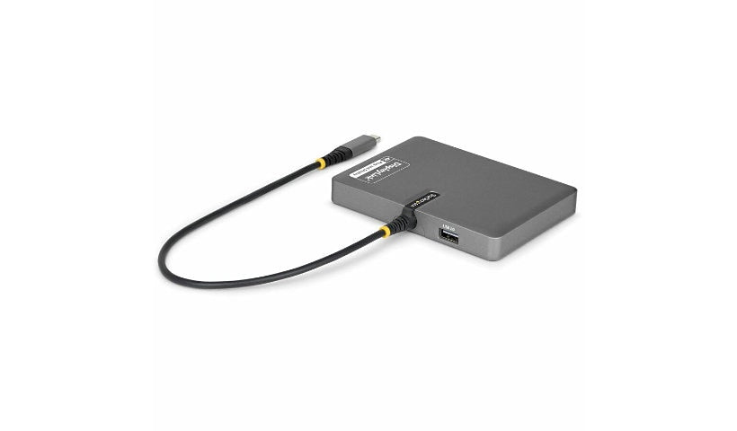 StarTech.com USB-C to Quad DisplayPort Adapter, 4K 60Hz, 140W PD, USB-A, TAA