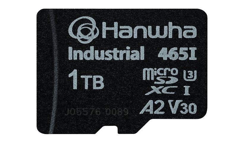 Hanwha Vision SPP-E10T 1TB microSDXC UHS-I U3 V30 A2 Memory Card