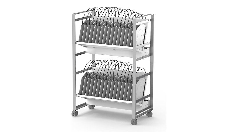 Luxor USB-C Open Charging Cart, 32 Devices, CHMC006