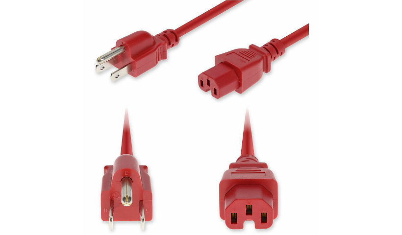 Proline PRO-N5152C15H14G6FRD NEMA 5-15P to C15 High-Temperature Power Cord 6 ft