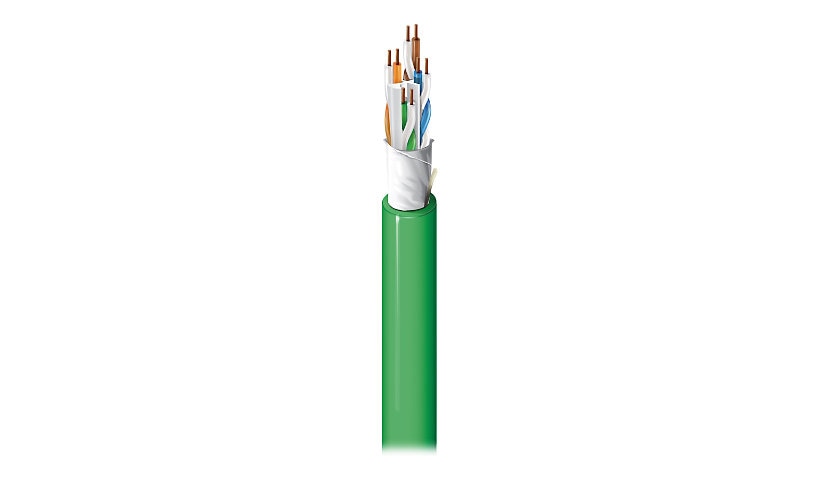 Belden 10GXS13 0091000 10GXS13 Cat6A Plenum Bulk Cable Solid UTP IEEE 802.3bt
