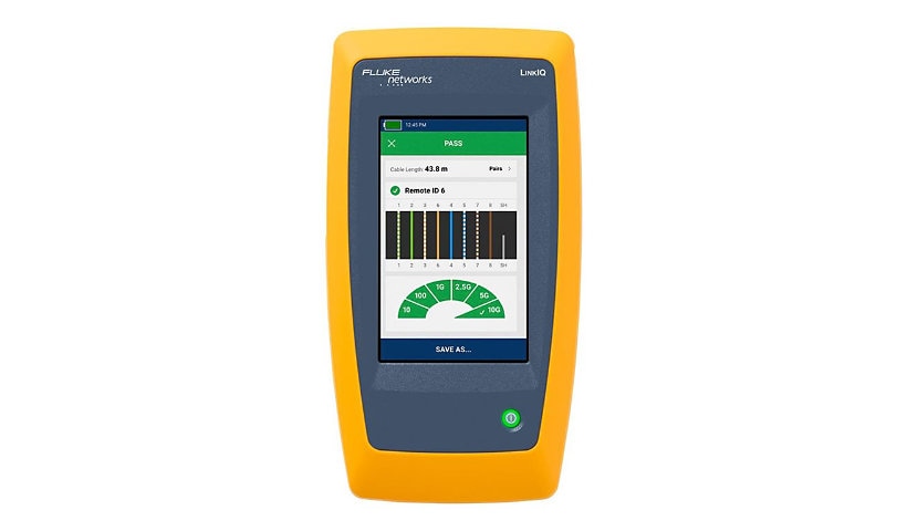 Fluke LinkIQ LIQ-DUO-IE Industrial Ethernet Kit, Wi-Fi 6, M12 and M8 Cords