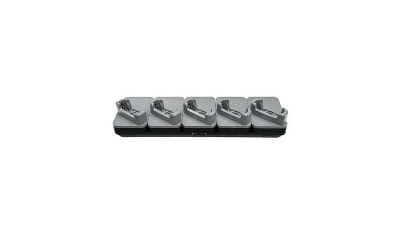 Zebra TC7A 5-Slot Ethernet Charging Cradle, USB-C, 19in Rack, CRD-TC7A-5SE5D-1