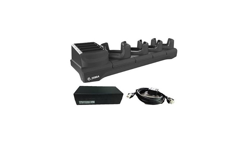 Zebra 5-Slot ShareCradle + Battery Charger for TC53/TC58, CRD-NGTC5N-5SC4B