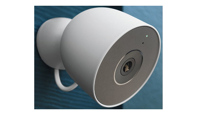 Google Nest Cam Outdoor 2nd Gen 2K HDR 152 Degree Two Way Audio Snow GA09963-US