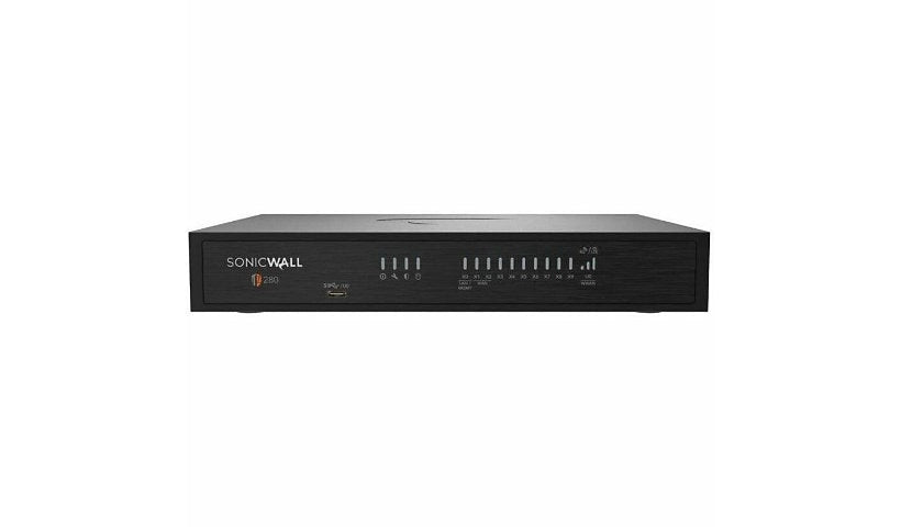 SonicWall TZ280 High Availability 03-SSC-6936 Firewall, 8 Ports