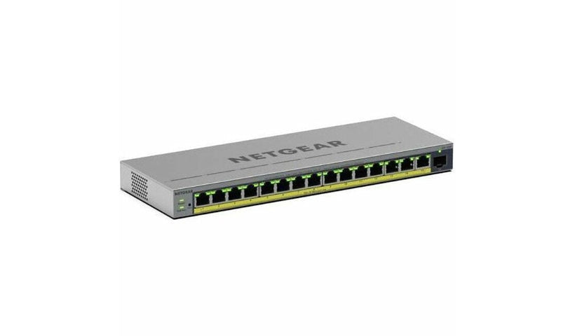 Netgear GS116EP Gigabit PoE+ Easy Smart Switch, 180W, SFP, Fanless