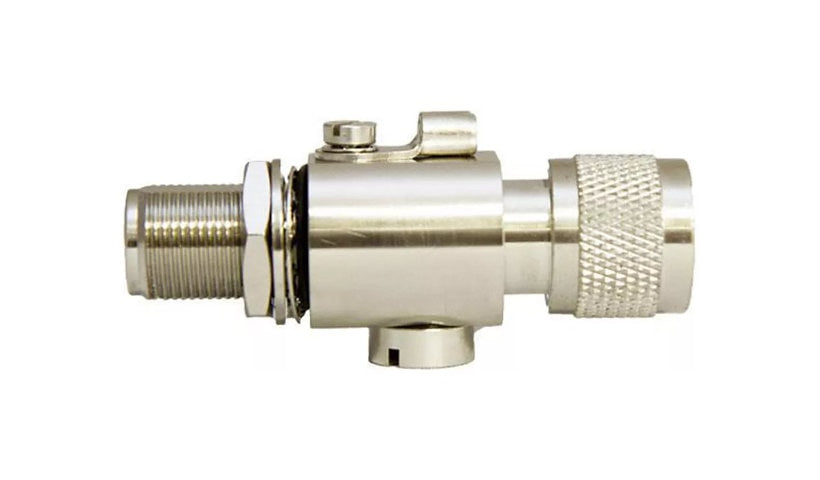 AccelTex ATS-00950 N Type Bulkhead Lightning Arrester, Jack to Plug, GDT