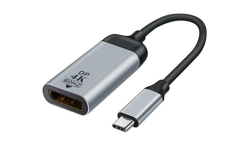 B3E USB-C to DisplayPort 1.4 Adapter, 8K 60Hz / 4K 60Hz, Aluminum, Reinforced