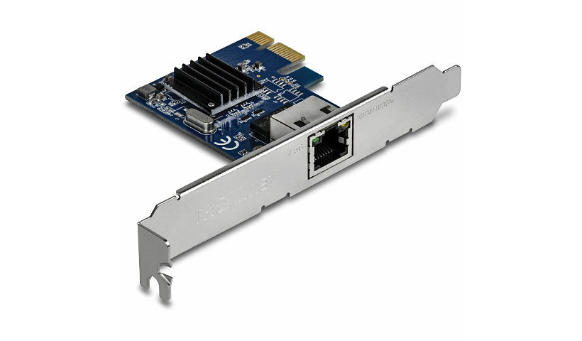 TRENDnet TEG-25GECTX 2.5GBase-T PCIe NIC, 802.1Q VLAN, Jumbo Frames