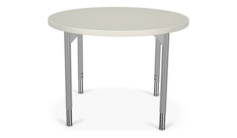 MooreCo Hierarchy Activity Round Table, 60in, Frosty White