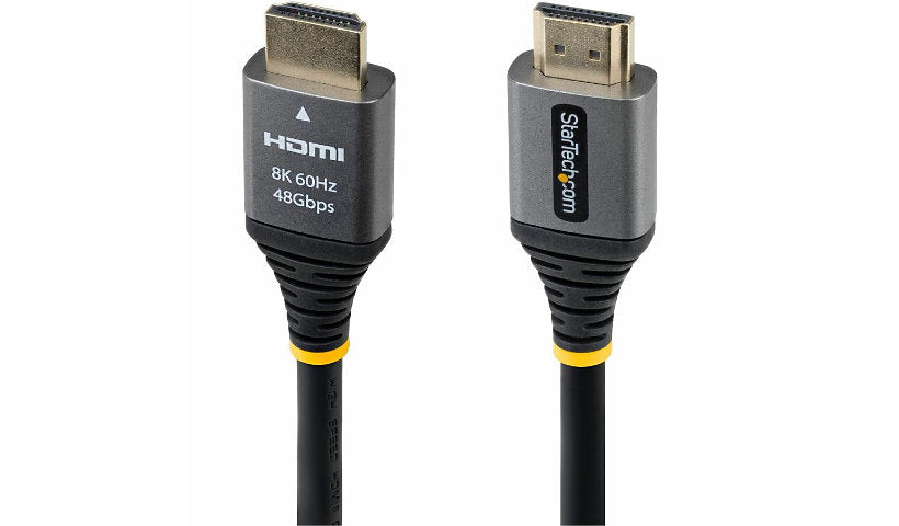 StarTech.com HDMM21V6F Ultra High Speed HDMI 2.1 Cable 6 ft Lifetime Warranty