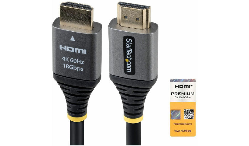 StarTech.com HDMMV10F High Speed HDMI 2.0 Cable 10 ft 4K 60Hz Lifetime Warranty