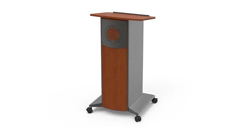 Spectrum SLIM Mobile Lectern, Harvest Maple, 55152-HMHMB101000002