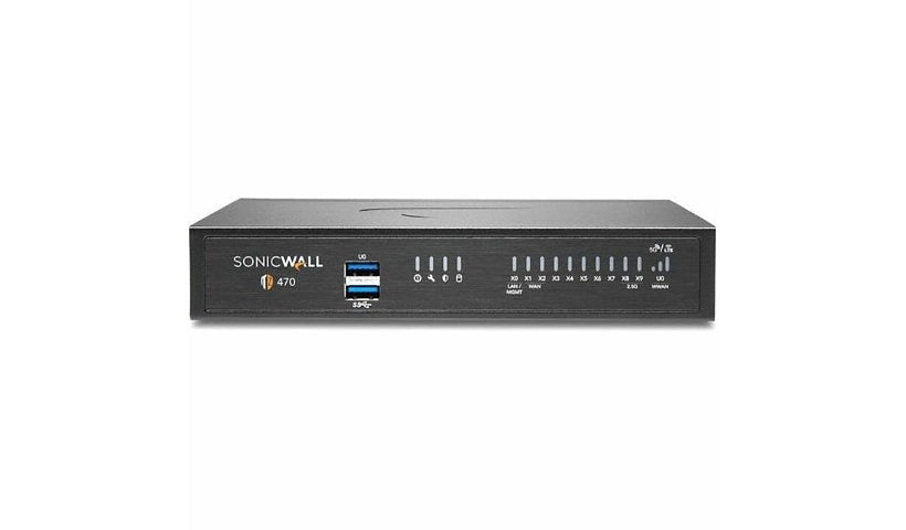 SonicWall TZ470 03-SSC-1259 Firewall, 2 x SFP+, Gen 7, Desktop