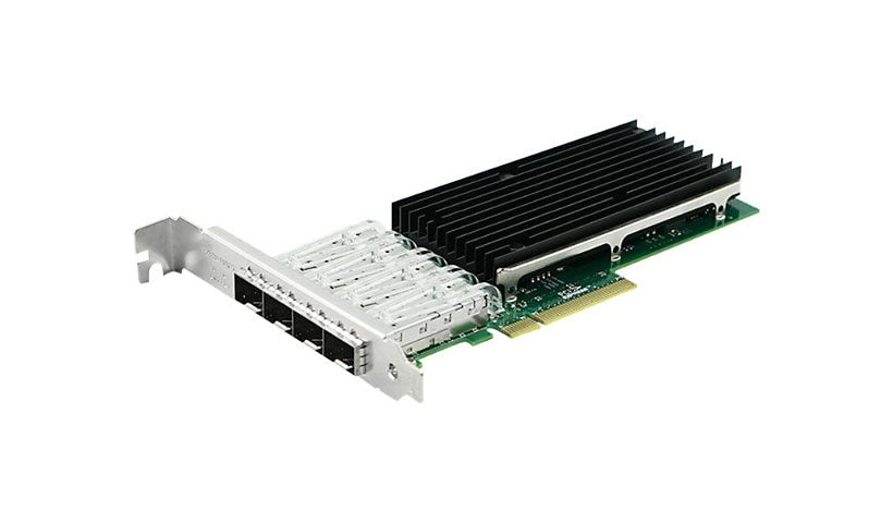 Axiom X710DA4-AX Quad Port 10GbE SFP+ PCIe 3.0 x8 NIC, Intel X710-DA4 Equal