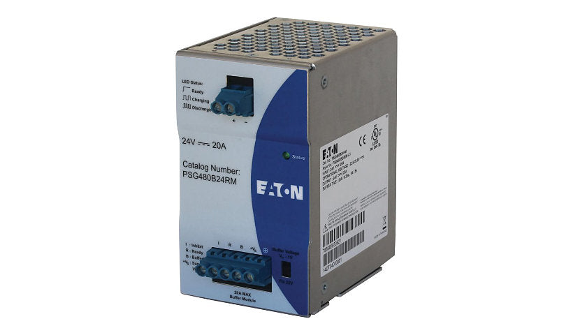 Eaton PSG480B24RM 480W 24V DC DIN Rail Buffer Module, Aluminum Housing