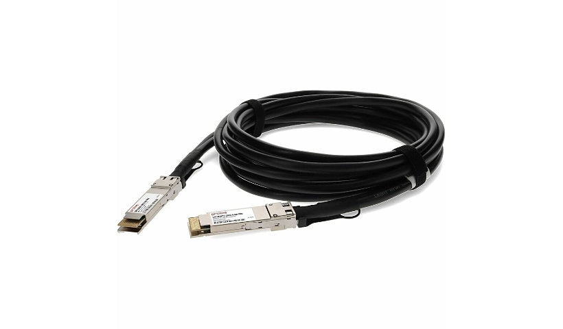 Proline Dell DAC-Q28DD-200G-0-5M Compatible 50cm (1.6ft) 200GBase-CU QSFP-DD to QSFP-DD Passive Twinax Direct Attach Copper Cable, TAA Compliant, DAC-Q28DD-200G-0-5MPRO