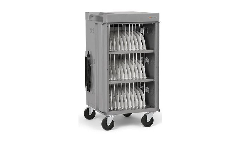 Bretford Cube Cart Slim Pro USB-C, 42 Devices, Black Pumice, TVCSPD42PS-BP