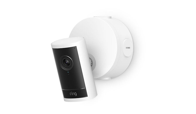 Ring Outdoor Cam Pro PoE 4K Outdoor Camera 3D Motion Detection 10x Zoom White