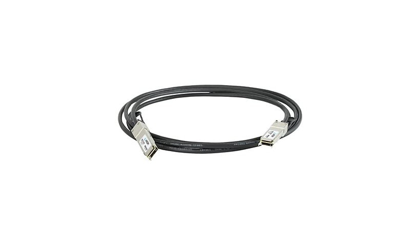 Axiom Mellanox MCP1650-V001E30 Compatible 1m (3.3ft) 200GBase-CR4 QSFP56 to QSFP56 Passive Twinax Direct Attach Cable, Black, MCP1650-V001E30-AX