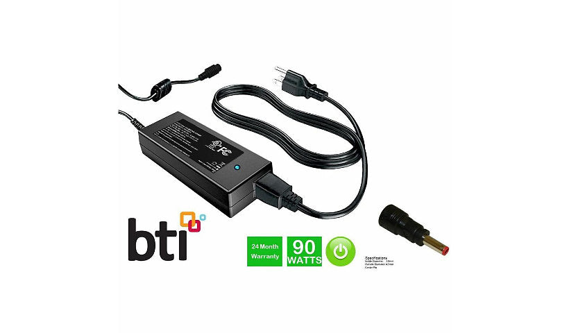 BTI 492-BDDT-BTI 90W 19V AC Adapter for Dell Inspiron 7000 Series 24 Month