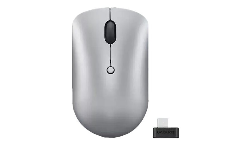 Lenovo 540 USB-C Wireless Compact Mouse 2400 DPI Cloud Gray GY51D20869 1 Year