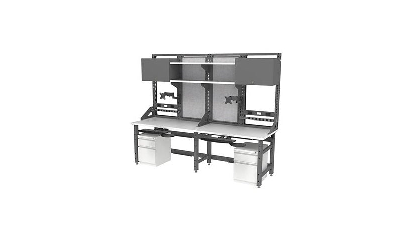 Safco TechWorks Typical 13 Rectangular Workstation, TWTYP13