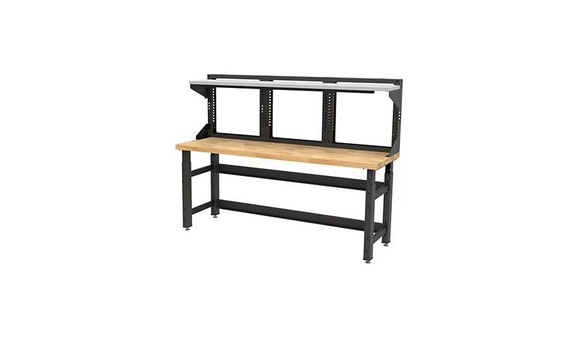 Safco TechWorks Typical 11 Rectangular Hutch Workstation, TWTYP11