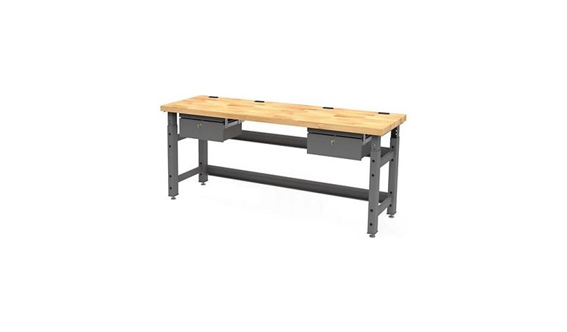 Safco TechWorks Typical 1 Rectangular Workstation, TWTYP1