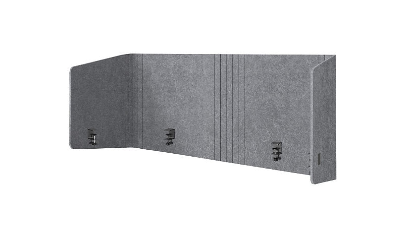 VARI Felt Table Privacy Panel, 60in, Light Gray, 402426