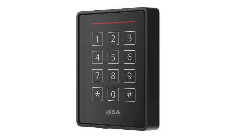 Axis A4131-E Outdoor RFID Reader with Keypad OSDP DESFire EV3 Black