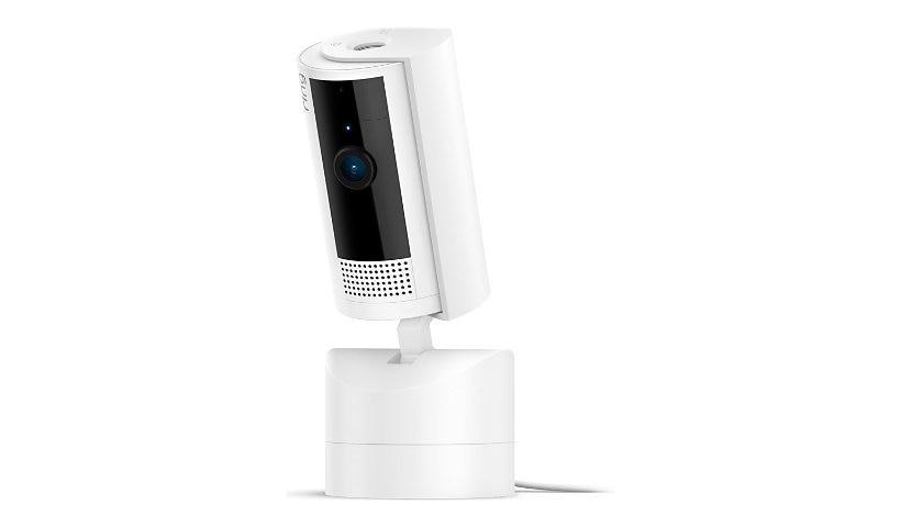 Ring Indoor Cam Pan Tilt 1080p Camera Privacy Cover Siren White Pack of 3
