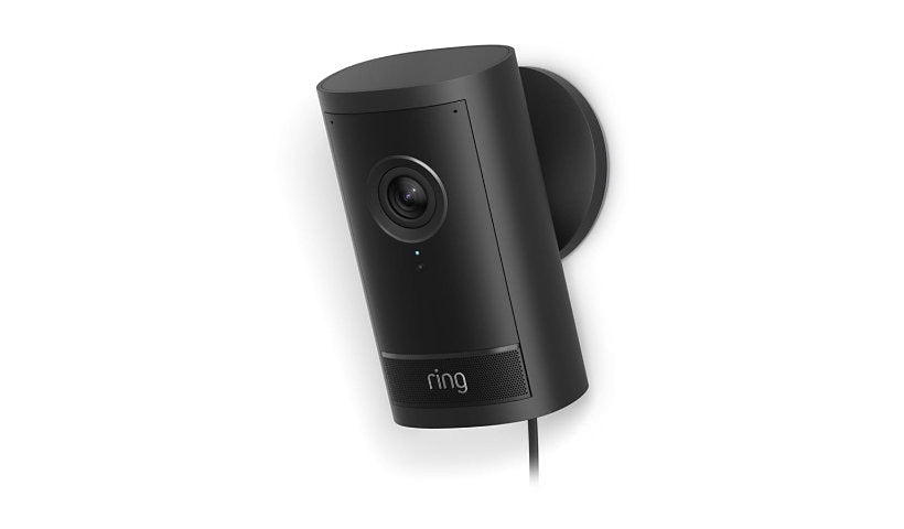 Ring Outdoor Cam Pro Plug-In 2nd Gen 4K Radar 3D Motion 18ft USB-C Black