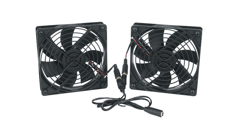 Middle Atlantic IFAN2-DC Rack Fan Kit Two DC Fans 138 CFM with Fan Guards