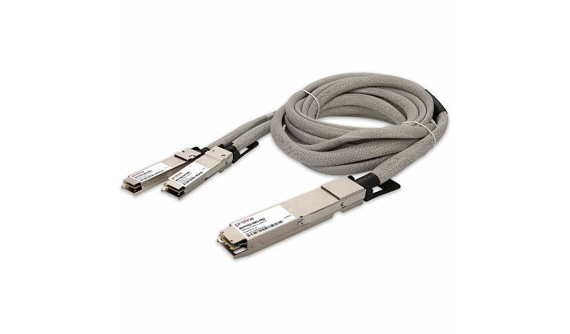 Proline Mellanox MCP7Y60-H003 Compatible 3m (9.8ft) 400GBase-CU OSFP to 2x QSFP56 Passive Twinax Direct Attach Copper Cable, TAA Compliant, MCP7Y60-H003-PRO