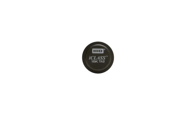 HID iCLASS 2060 13.56 MHz Adhesive Tag 2Kb Black Lexan 2060HKSMN