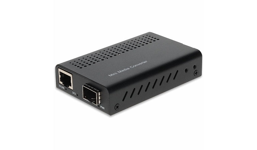Proline 10G Mini Media Converter, 1x 100M/1G/2.5G/5G/10GBase-T RJ45 to 1x Open SFP+ 10GBase-X, PRO-GMCMN-RJ-SFP+