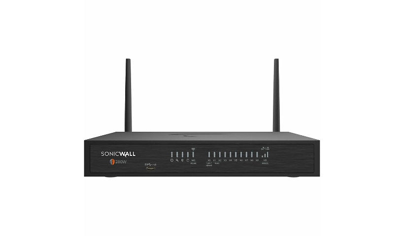 SonicWall TZ280W 03-SSC-9322 Wireless Firewall, Wi-Fi 6, 8 x RJ-45